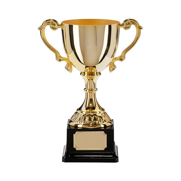 GP17087A 235mm Canterbury Collection Gold Plated Cup