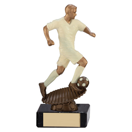 Spirit Storm Football Trophy Cream (4 Sizes to choose from)