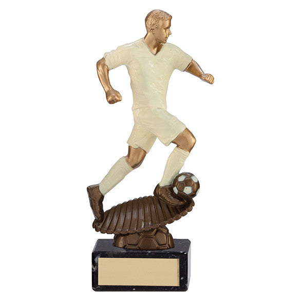 Spirit Storm Football Trophy Cream (4 Sizes to choose from)